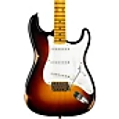 Fender Custom Shop Guitar Center Limited-Edition 70th Anniversary 1954 Stratocaster Relic Electric Guitar Wide Fade 2-Color Sunburst