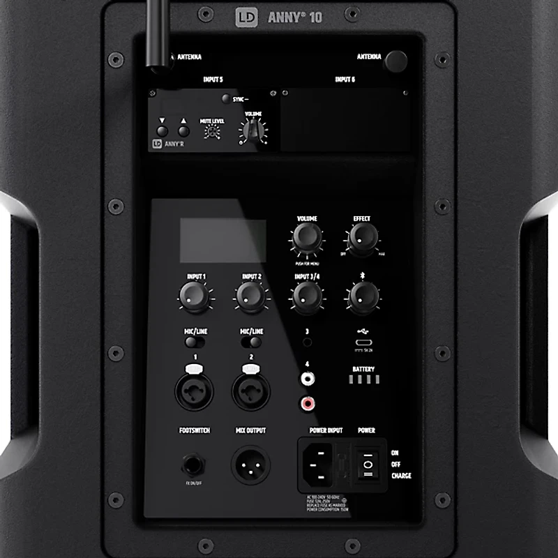 LD Systems ANNY 10 Portable Battery-Powered Speaker With Wireless Headset Mic B5.1