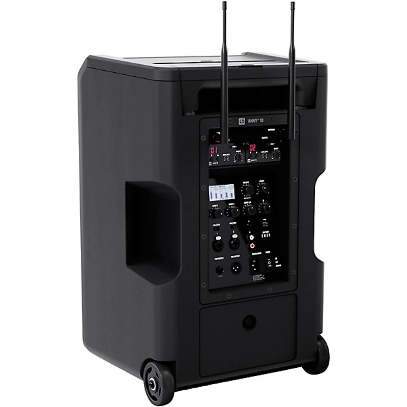 LD Systems ANNY 10 Portable Battery-Powered Speaker With Dual Wireless Headset Mics B5.1