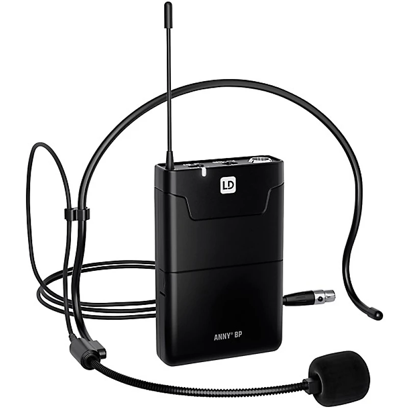 LD Systems ANNY 10 Portable Battery-Powered Speaker With Dual Wireless Headset Mics B5.1
