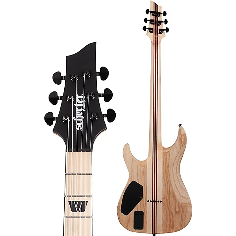 Schecter Guitar Research C-1 SLS Custom Maple Fingerboard Electric Guitar Satin Black