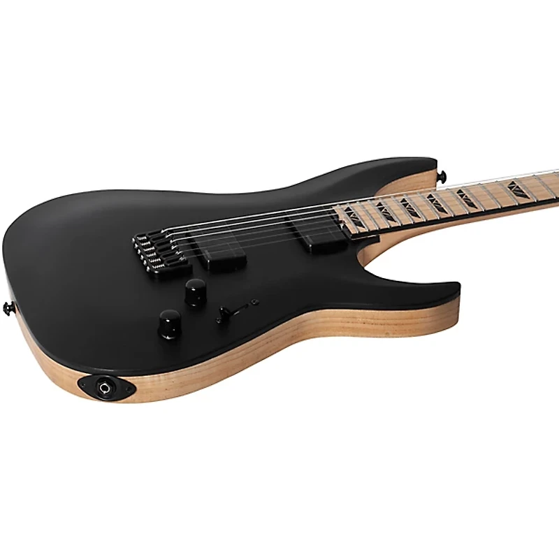 Schecter Guitar Research C-1 SLS Custom Maple Fingerboard Electric Guitar Satin Black