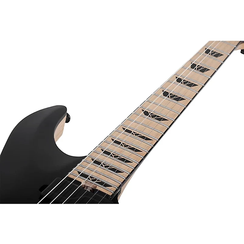 Schecter Guitar Research C-1 SLS Custom Maple Fingerboard Electric Guitar Satin Black