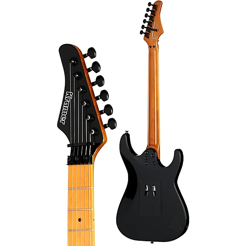 Kramer Volante HHFR Left-Handed Electric Guitar Intruder Black