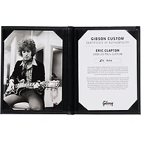 Gibson Custom Eric Clapton 1958 Les Paul Custom Electric Guitar Ebony