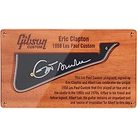 Gibson Custom Eric Clapton 1958 Les Paul Custom Electric Guitar Ebony