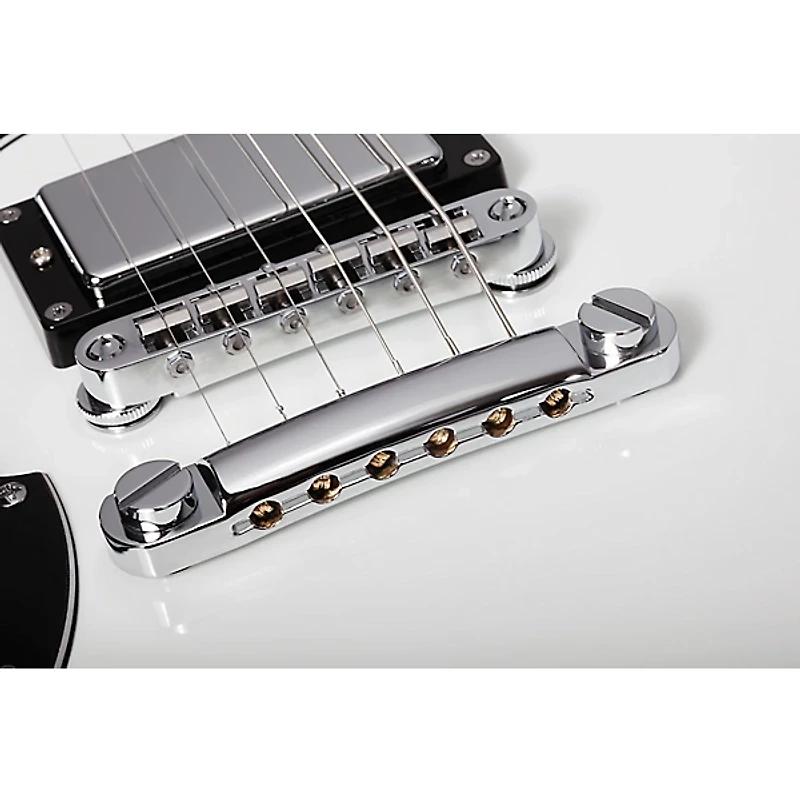 Schecter Guitar Research Stargazer-6 Left Handed Electric Guitar Gloss White
