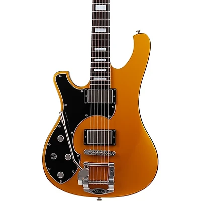 Schecter Guitar Research Stargazer-6 Vibrato Left-Handed Electric Guitar Metallic Gold