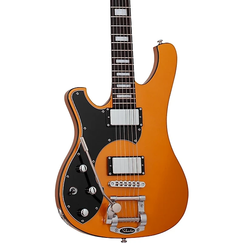 Schecter Guitar Research Stargazer-6 Vibrato Left-Handed Electric Guitar Metallic Gold