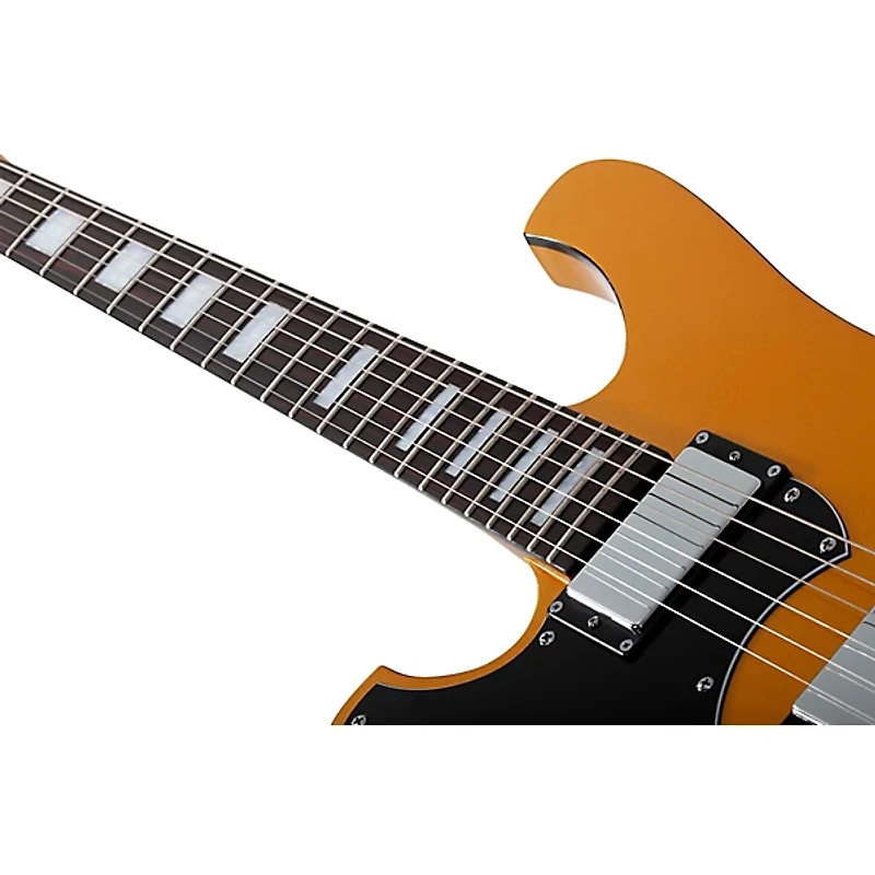 Schecter Guitar Research Stargazer-6 Vibrato Left-Handed Electric Guitar Metallic Gold