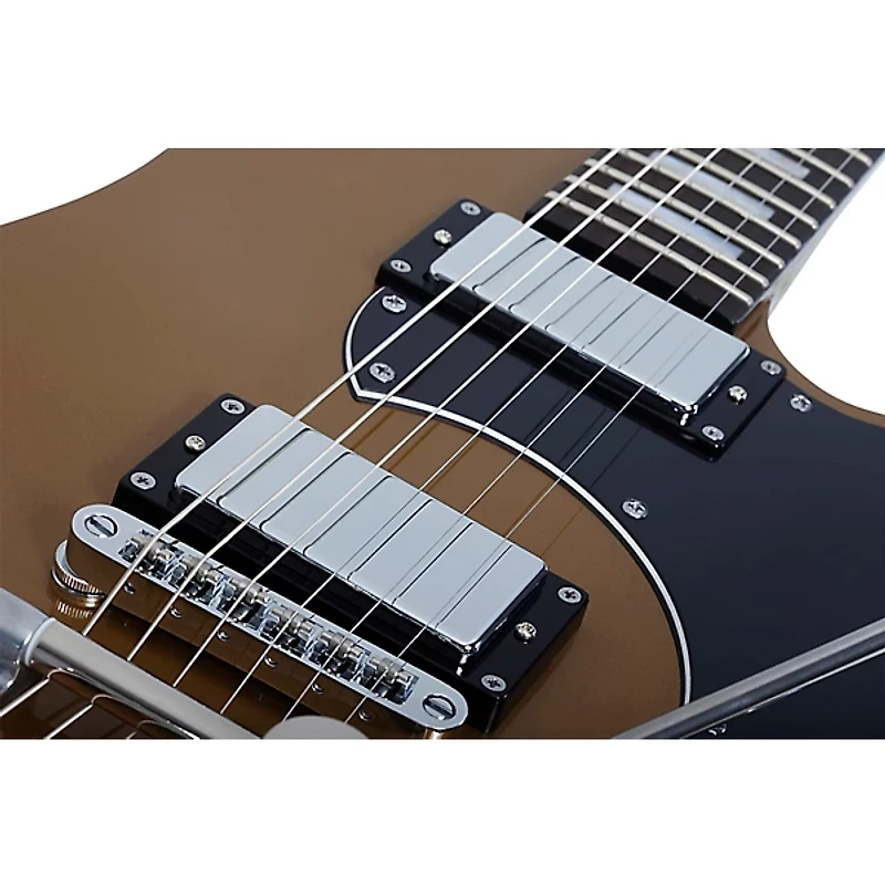 Schecter Guitar Research Stargazer-6 Vibrato Electric Guitar Metallic Gold