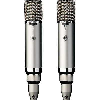 TELEFUNKEN ELA M 251T Stereo Set Tube Condenser Microphones With CK12 Capsules, Edge-Terminated Membranes