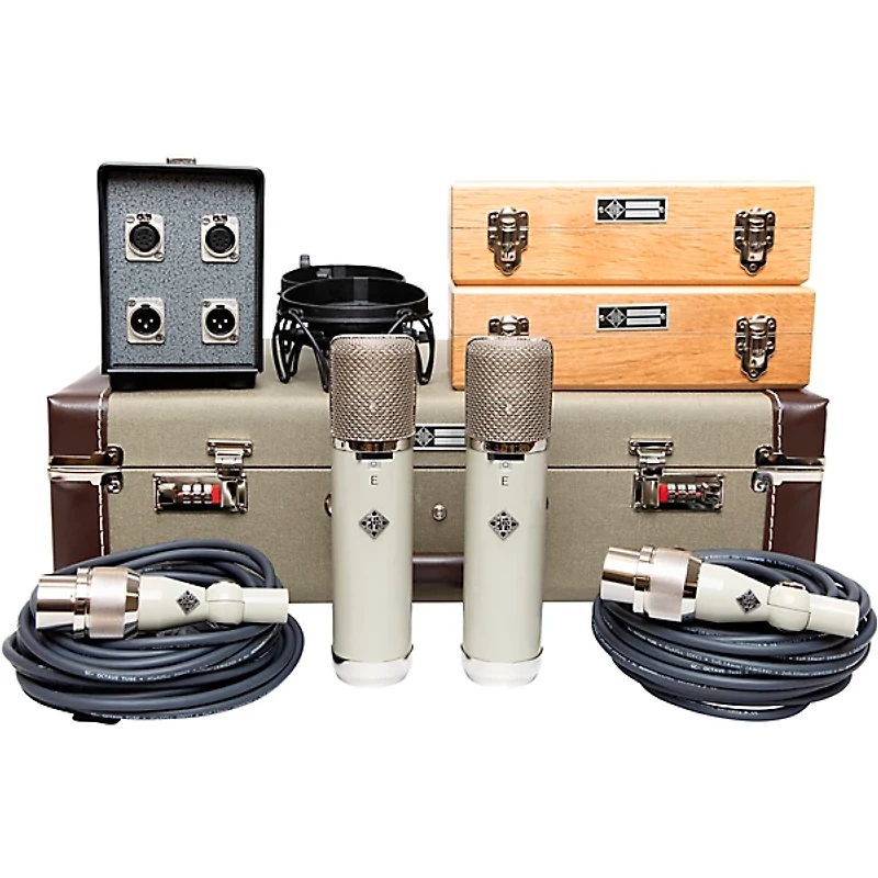 TELEFUNKEN ELA M 251E Stereo Set Tube Condenser Microphones With CK12 Capsules, Center-Terminated Membranes