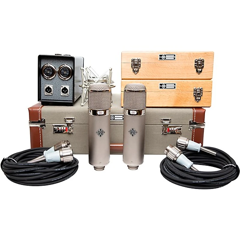 TELEFUNKEN U48 Stereo Set Tube Condenser Microphones Eith VF14K Tubes