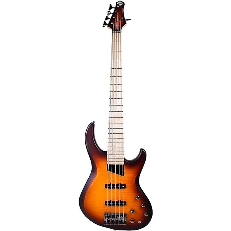 MTD Kingston Saratoga Deluxe 5-String Electric Bass Guitar - Deep Cherry Burst