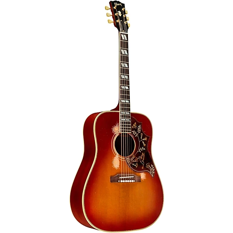 Gibson Custom Murphy Lab 1960 Hummingbird Heavy Aged Acoustic Guitar Washed Cherry Sunburst