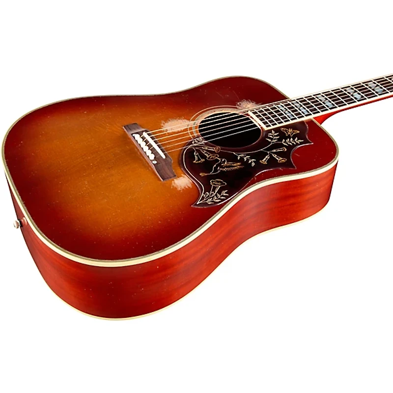 Gibson Custom Murphy Lab 1960 Hummingbird Heavy Aged Acoustic Guitar Washed Cherry Sunburst