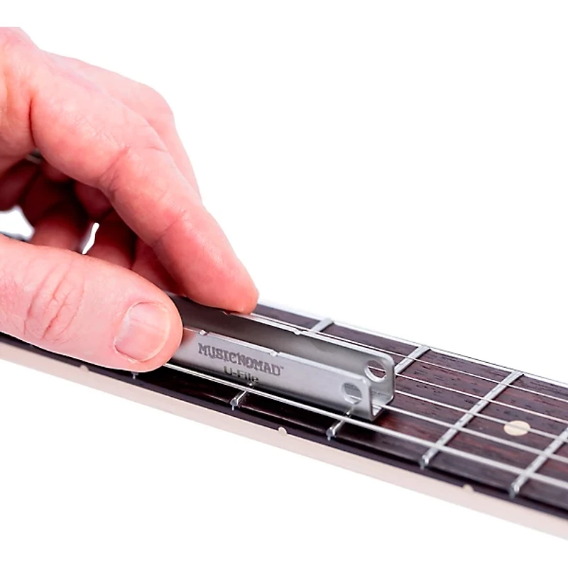 Music Nomad MN813 Diamond U-File for Leveling Single Guitar Frets 3-Pack (1.25", 2", 3")