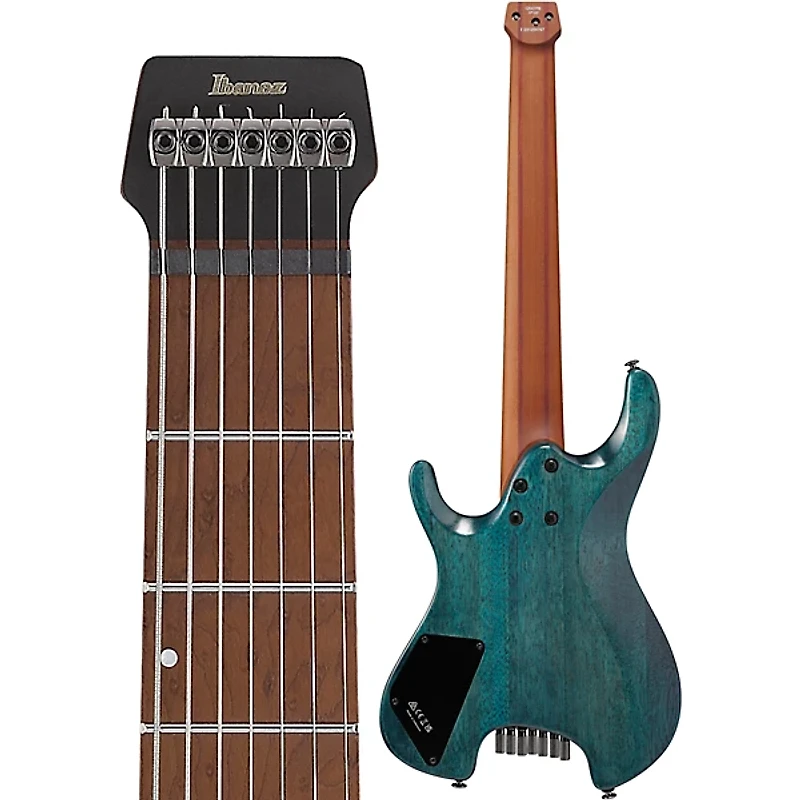 Ibanez Q547PB Standard Headless 7-String Electric Guitar Cosmic Blue Low Gloss