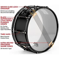 Pearl Ultracast 5/3/5mm Cast Aluminum Snare Drum
