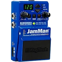 DigiTech JamMan Solo HD Stereo Looper Effects Pedal Blue