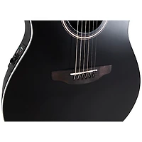 Applause AB28-5S Traditional Series Super Shallow Acoustic-Electric Guitar Black