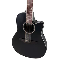 Applause AB2412-5S Traditional Series Mid-Depth 12-String Acoustic-Electric Guitar Black
