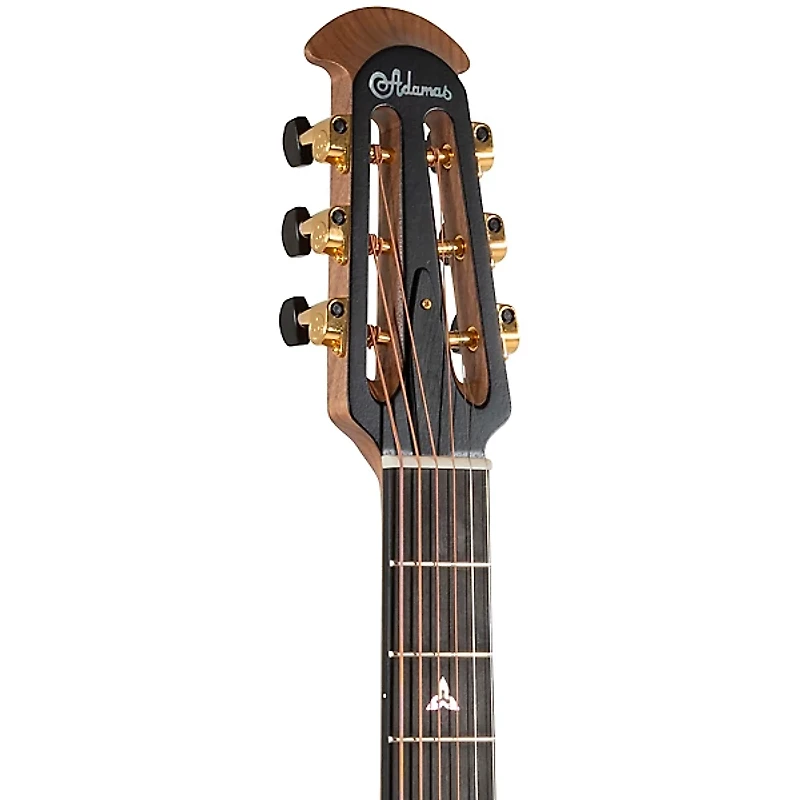 Ovation U581T-SPM-G Adamas Series Deep Contour Acoustic-Electric Guitar Black Satin Copper Metal Flake