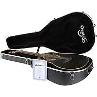 Ovation U581T-SPM-G Adamas Series Deep Contour Acoustic-Electric Guitar Black Satin Copper Metal Flake