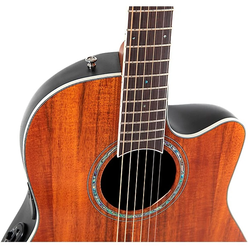 Ovation CS24P Celebrity Series Traditional Plus Mid-Depth Acoustic-Electric Guitar