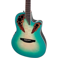 Ovation CE44X-9B-G Celebrity Series Elite Plus Mid-Depth Acoustic-Electric Guitar Mintburst