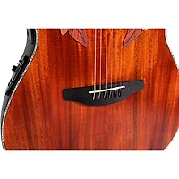 Ovation CE44P Celebrity Series Elite Plus Mid-Depth Acoustic-Electric Guitar Figured Koa