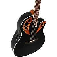 Ovation 2778AX-5-G Pro Series Standard Elite Deep Contour Acoustic-Electric Guitar Black