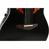 Ovation 2778AX-5-G Pro Series Standard Elite Deep Contour Acoustic-Electric Guitar Black