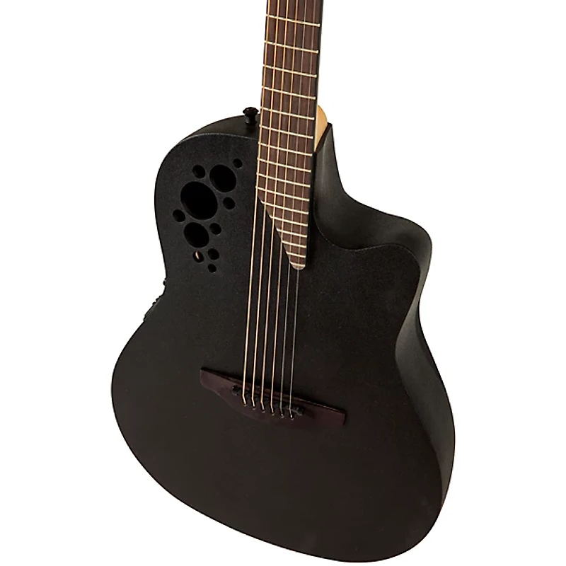 Ovation 1778TX-5-G Pro Series Elite TX Deep Contour Acoustic-Electric Guitar Textured Black