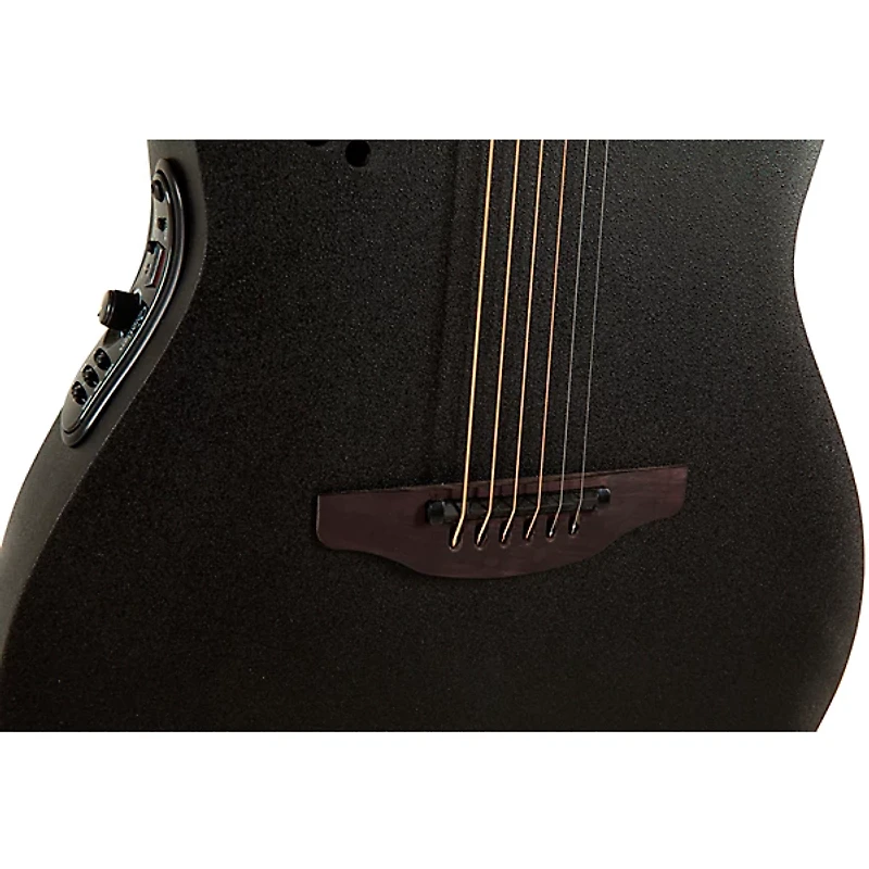 Ovation 1778TX-5-G Pro Series Elite TX Deep Contour Acoustic-Electric Guitar Textured Black