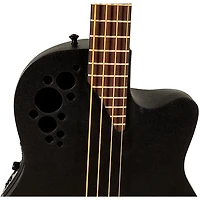 Ovation B778TX-5-G Pro Series Elite TX Mid-Depth Acoustic-Electric Bass Guitar Textured Black