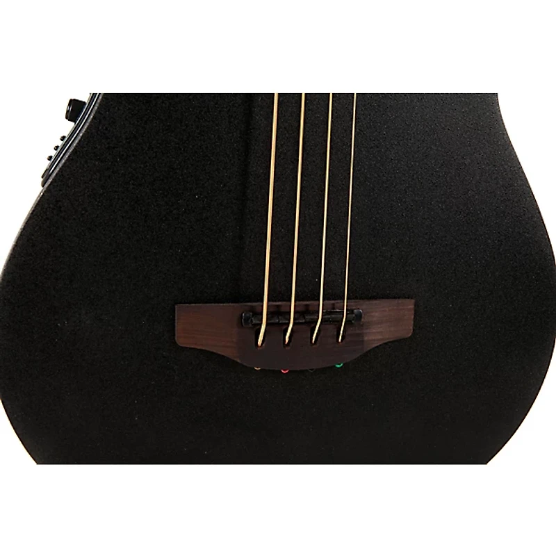 Ovation B778TX-5-G Pro Series Elite TX Mid-Depth Acoustic-Electric Bass Guitar Textured Black