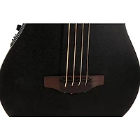 Ovation B778TX-5-G Pro Series Elite TX Mid-Depth Acoustic-Electric Bass Guitar Textured Black
