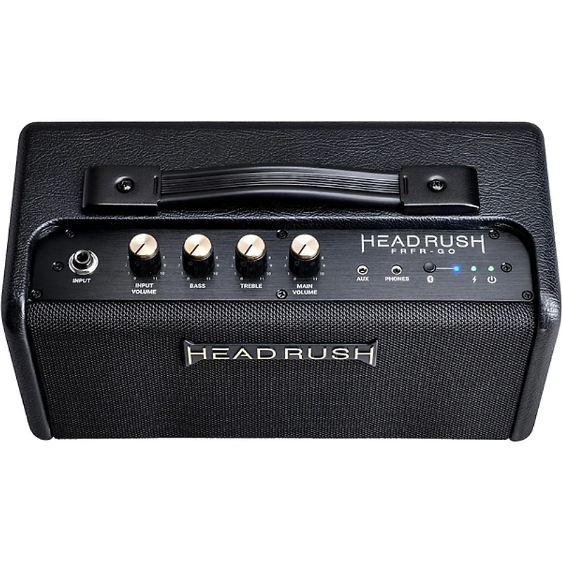HeadRush FRFR-GO 2x3 30W Powered Speaker Cabinet With Rechargeable Battery and Bluetooth Black