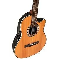 Ovation 1773AX-4-G Pro Series Mid-Depth Nylon-String Classical Acoustic-Electric Guitar Natural