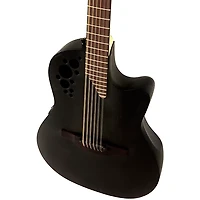 Ovation 2058TX-5-G Pro Series Elite TX Deep Contour 12-String Acoustic-Electric Guitar Textured Black