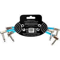 Ernie Ball Flex Patch Cable 3-Pack
