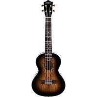 Lanikai Spalted Maple Tenor Ukulele Black Burst