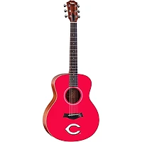 Taylor x MLB GS Mini Acoustic Guitar Cincinnati Reds Graphic