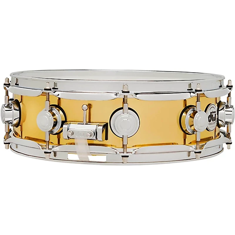 DW Collector's Series Polished Brass Snare Drum 14 x 4 in.