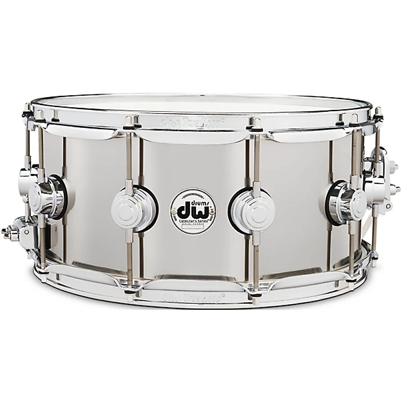 DW Collector's Series Stainless Steel Snare Drum