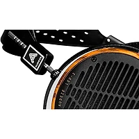 Audeze LCD-3 Leather-Free Headphones With Zebrano Wood Rings - Black/Brown