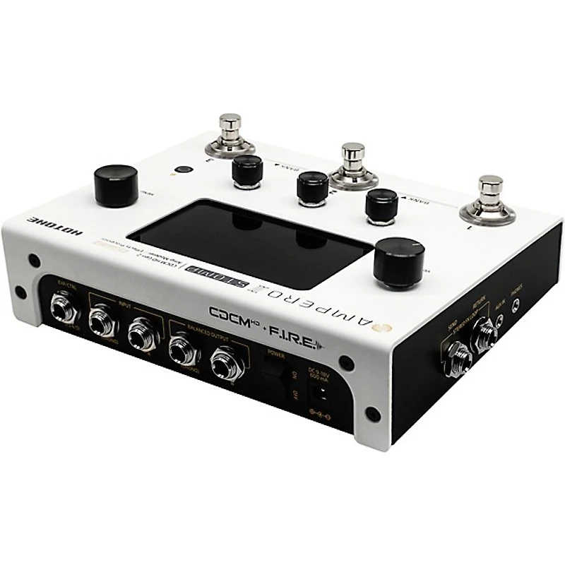 Hotone Audio Ampero II Stomp Amp Modeler & Effects Processor - White