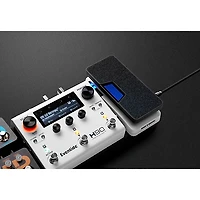 Hotone Effects Tuner Press Tuner/Volume/Expression Pedal - White & Black